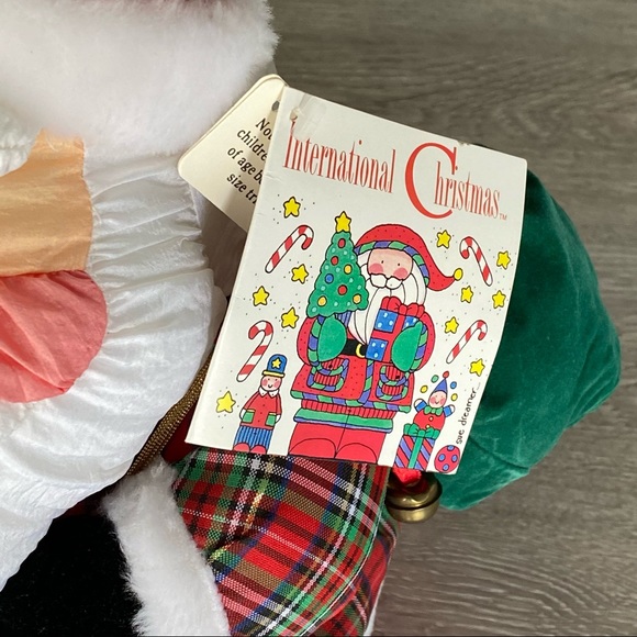 Vintage International Silver Company International Christmas Plush Santa Claus - Picture 2 of 10